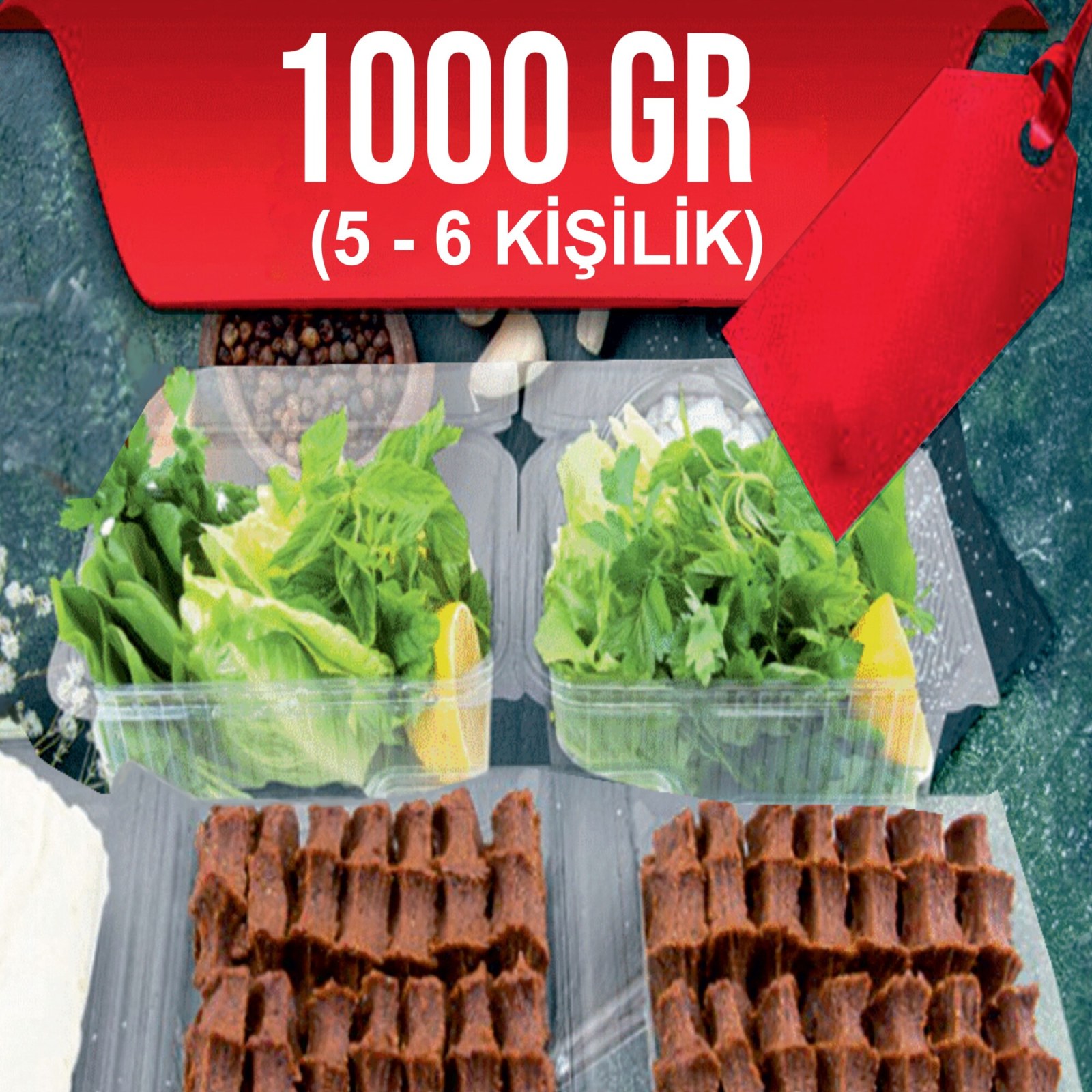 Çiğ Köfte (5-6 Kişilik) (1 kg)