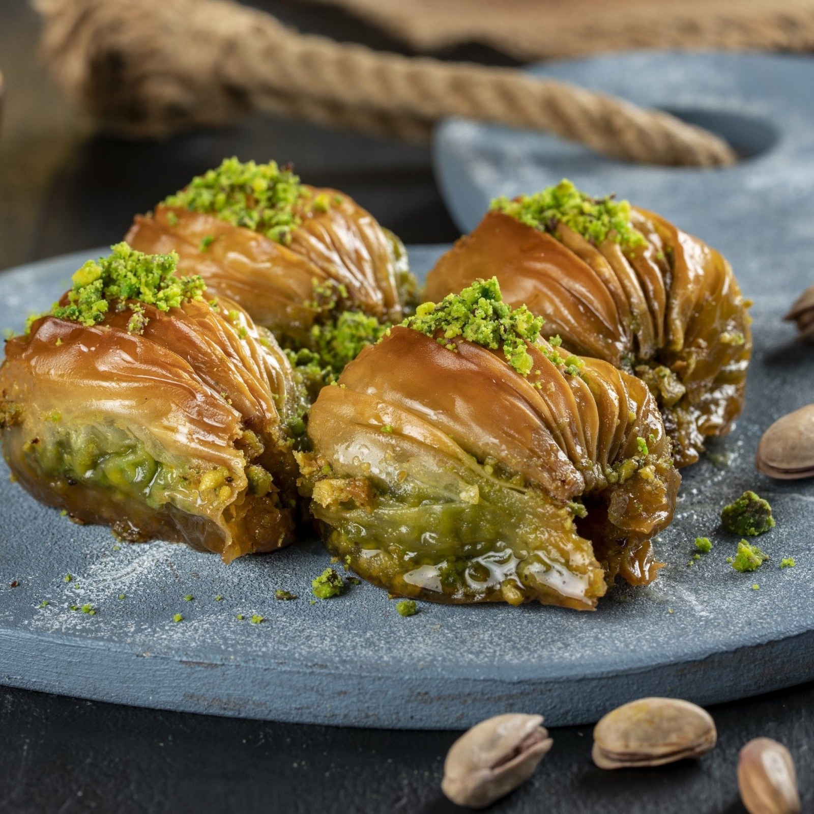 Fıstıklı Midye Baklava (500 gr.)