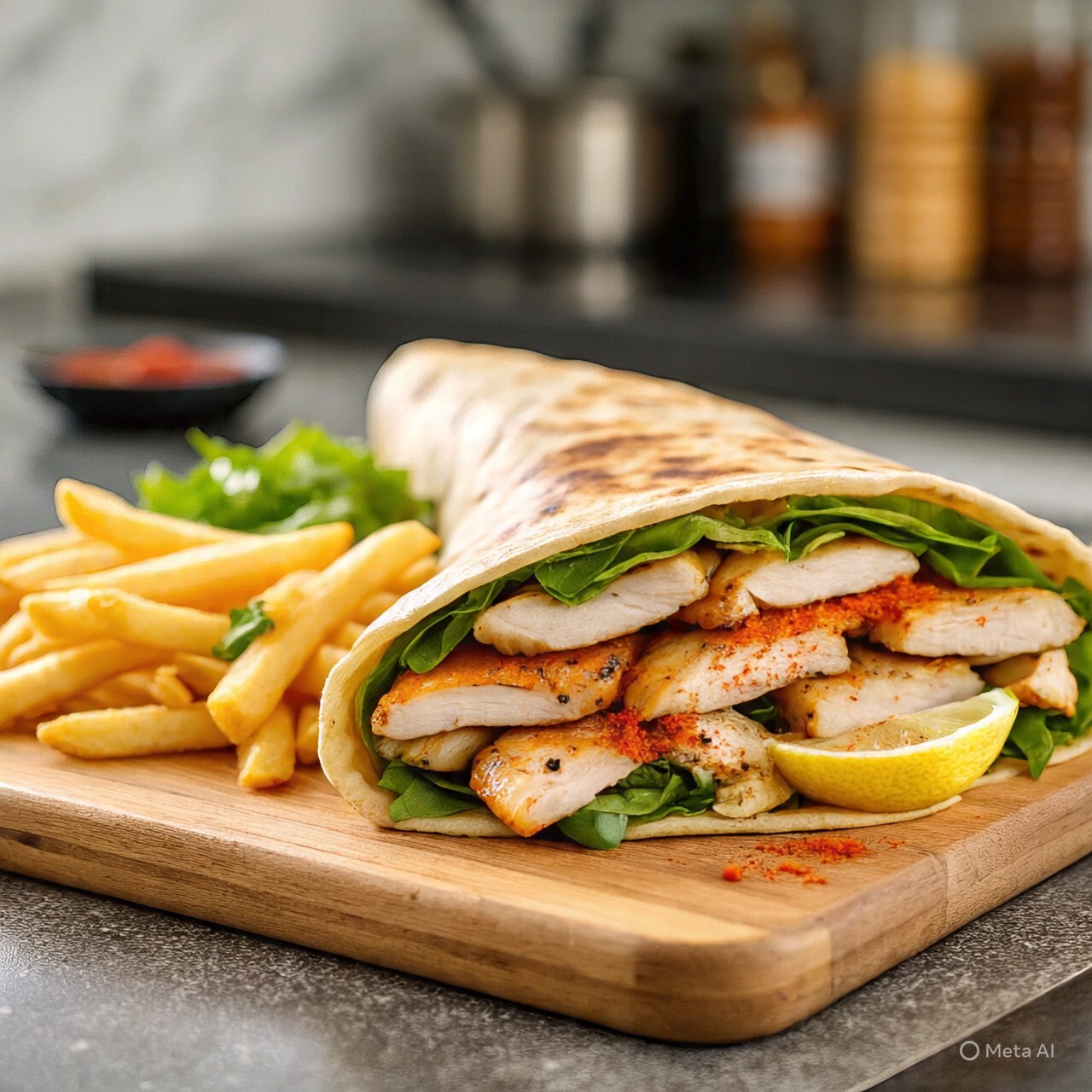 Tavuk Döner Dürüm (125 gr)