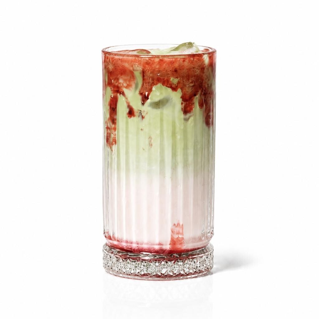 Çilekli Matcha Latte