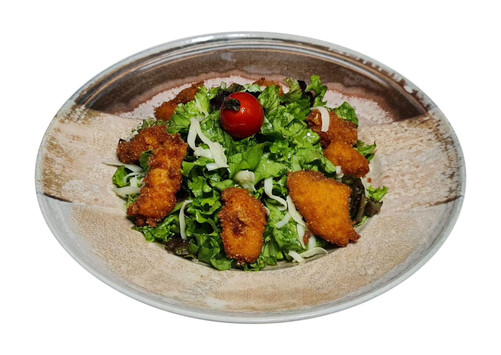 Çıtır Tavuklu Akdeniz Salata