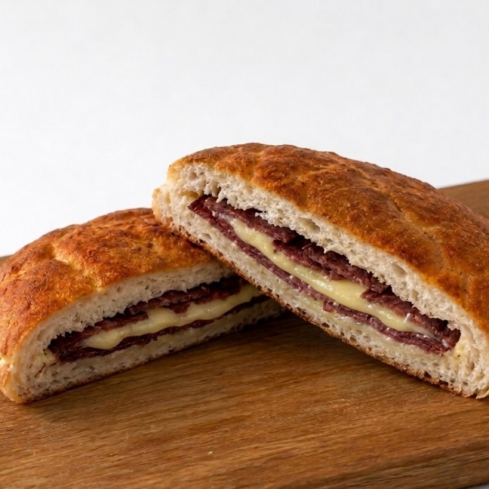 Tereyağlı Sucuklu Kaşarlı Tost