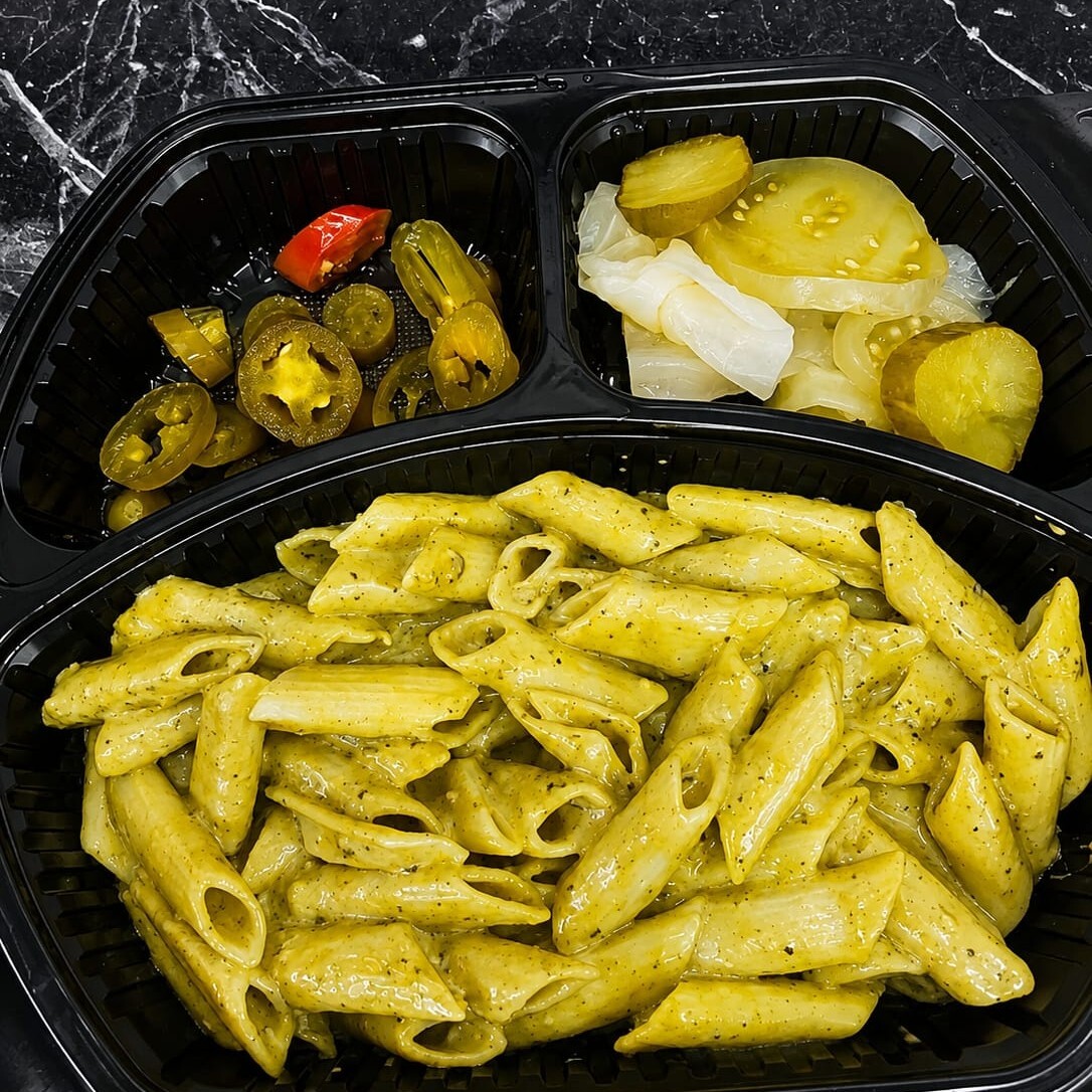 Pesto Soslu Makarna + Ayran