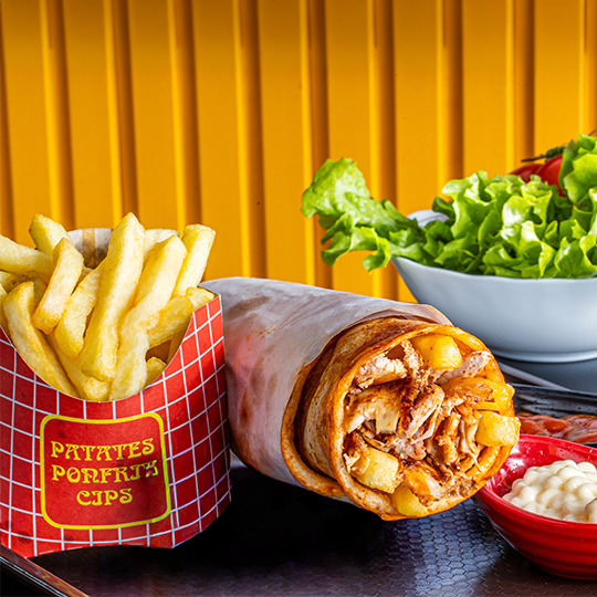 Tavuk Döner Klasik Menü (150 gr)