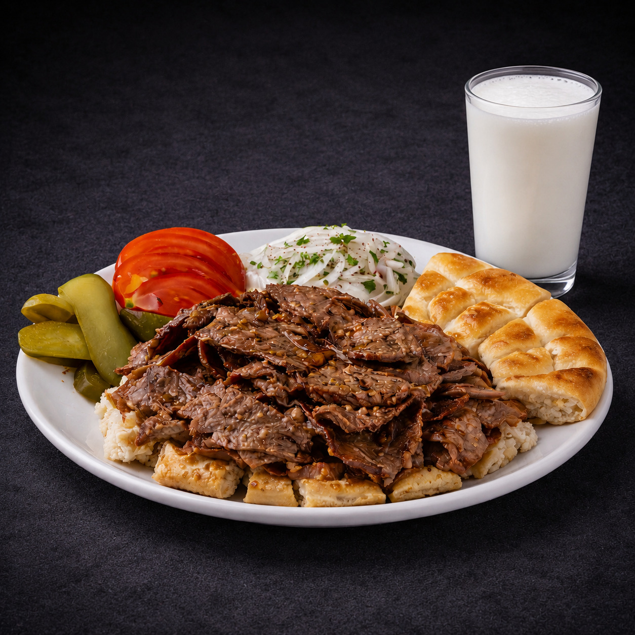 Servis Et Döner Menü (100 gr.)