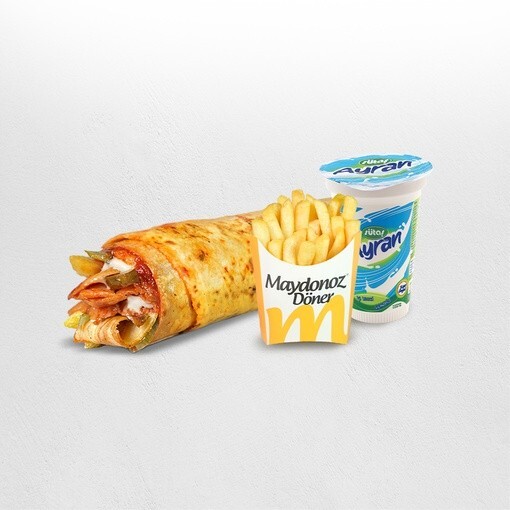 Tavuk Döner Maydonoz Medium Dürüm Menü