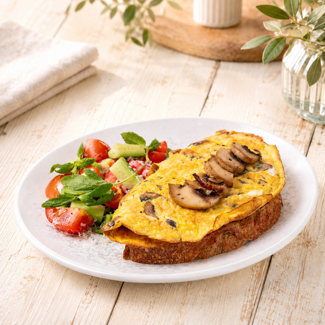 Mantarlı Omlet