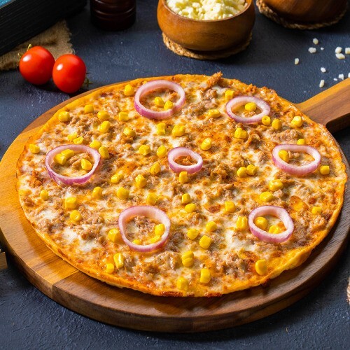 Akdeniz Pizza Şöleni (Orta Boy) Vip Line Sos Ton Balıklı Soğanlı Mısırlı Gurme De Norway Pizza