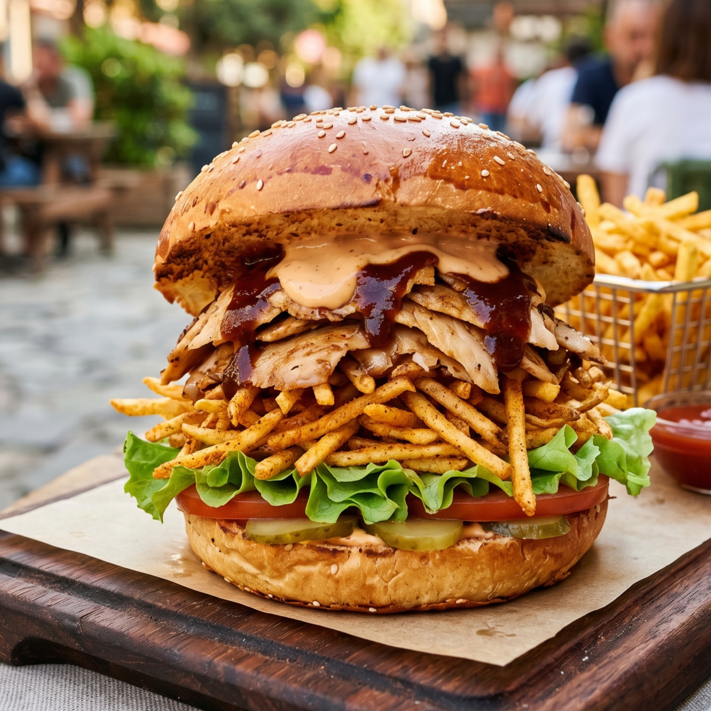 Tavuk BBQ Burger