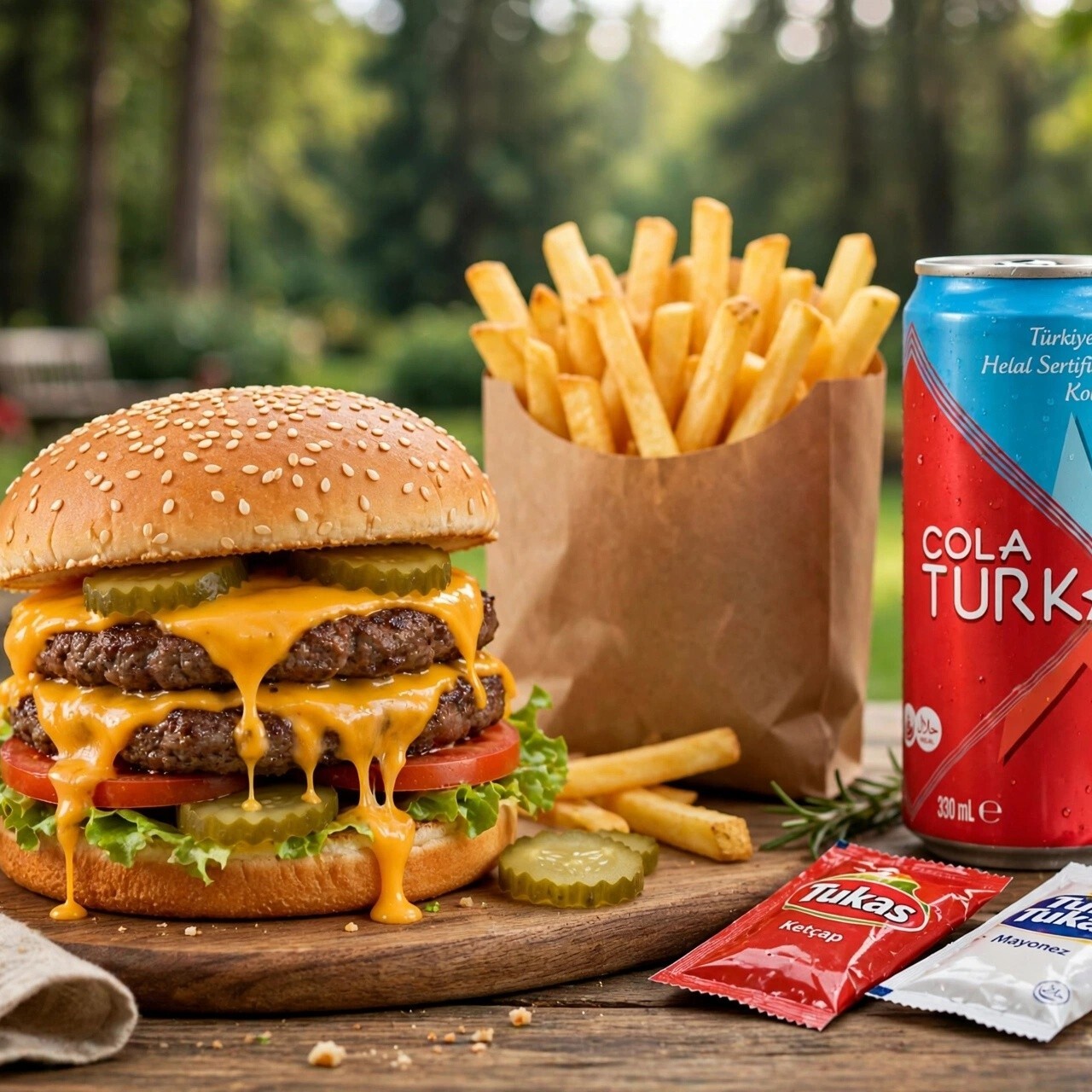 Duble Köfte Burger menü