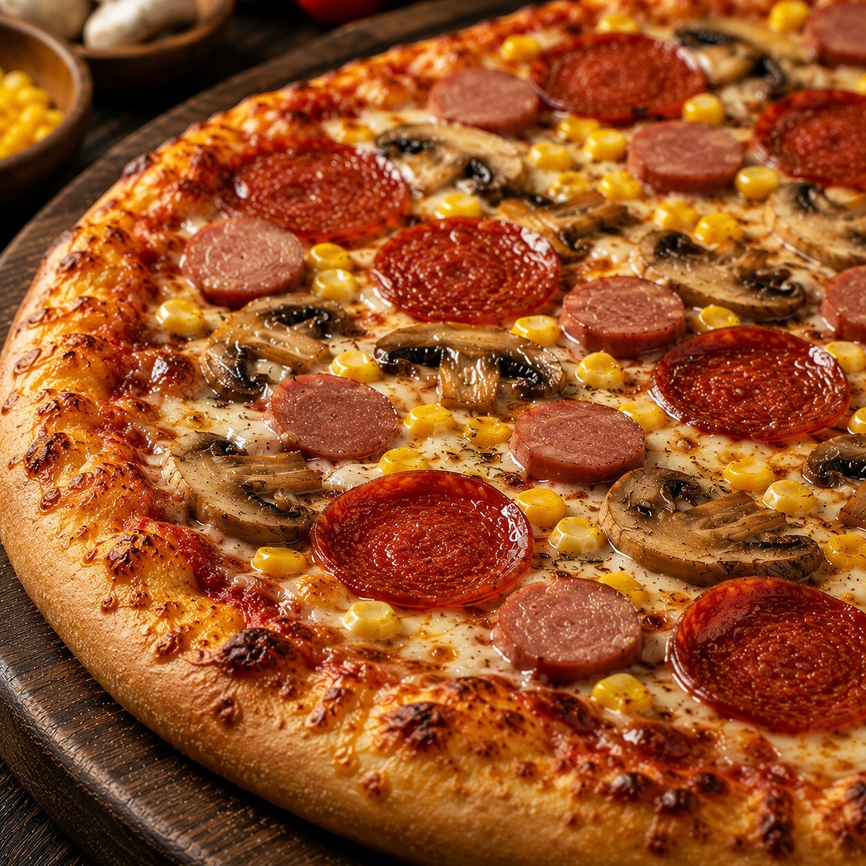 Sevilen Dörtlü Pizza (Orta Boy)