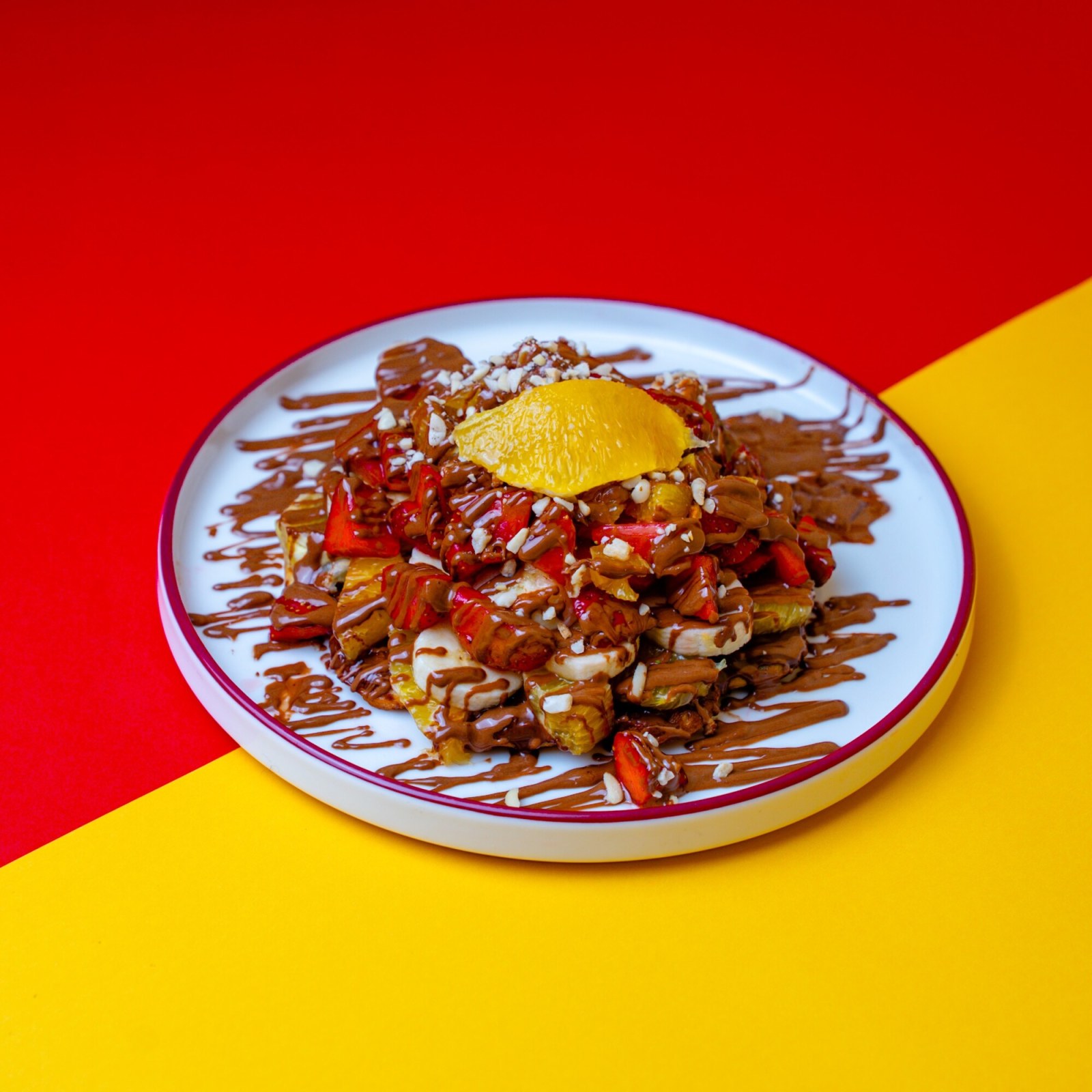 Portakallı Waffle