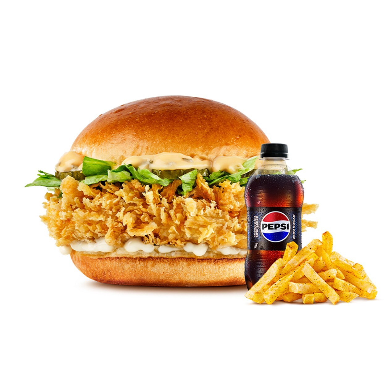 Classic Chicken Burger Menü