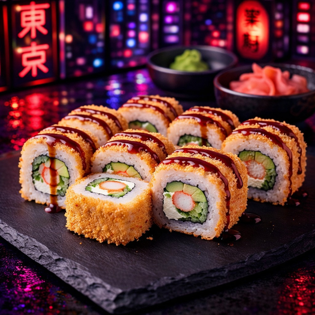 California Crunchy Roll (8 Adet)