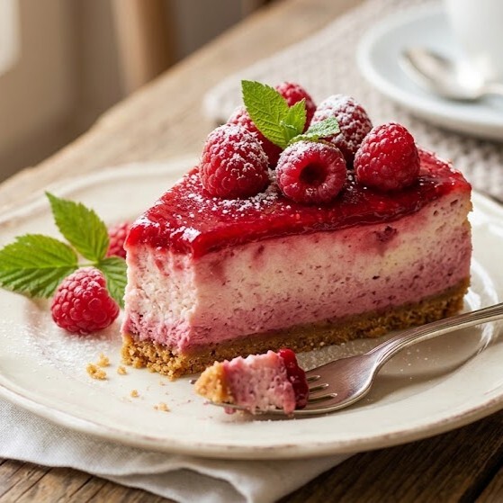 Frambuazlı Cheesecake