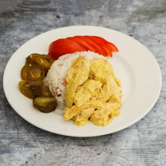 Köri Soslu Tavuklu Pilav