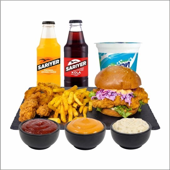 Purple Tenders Burger