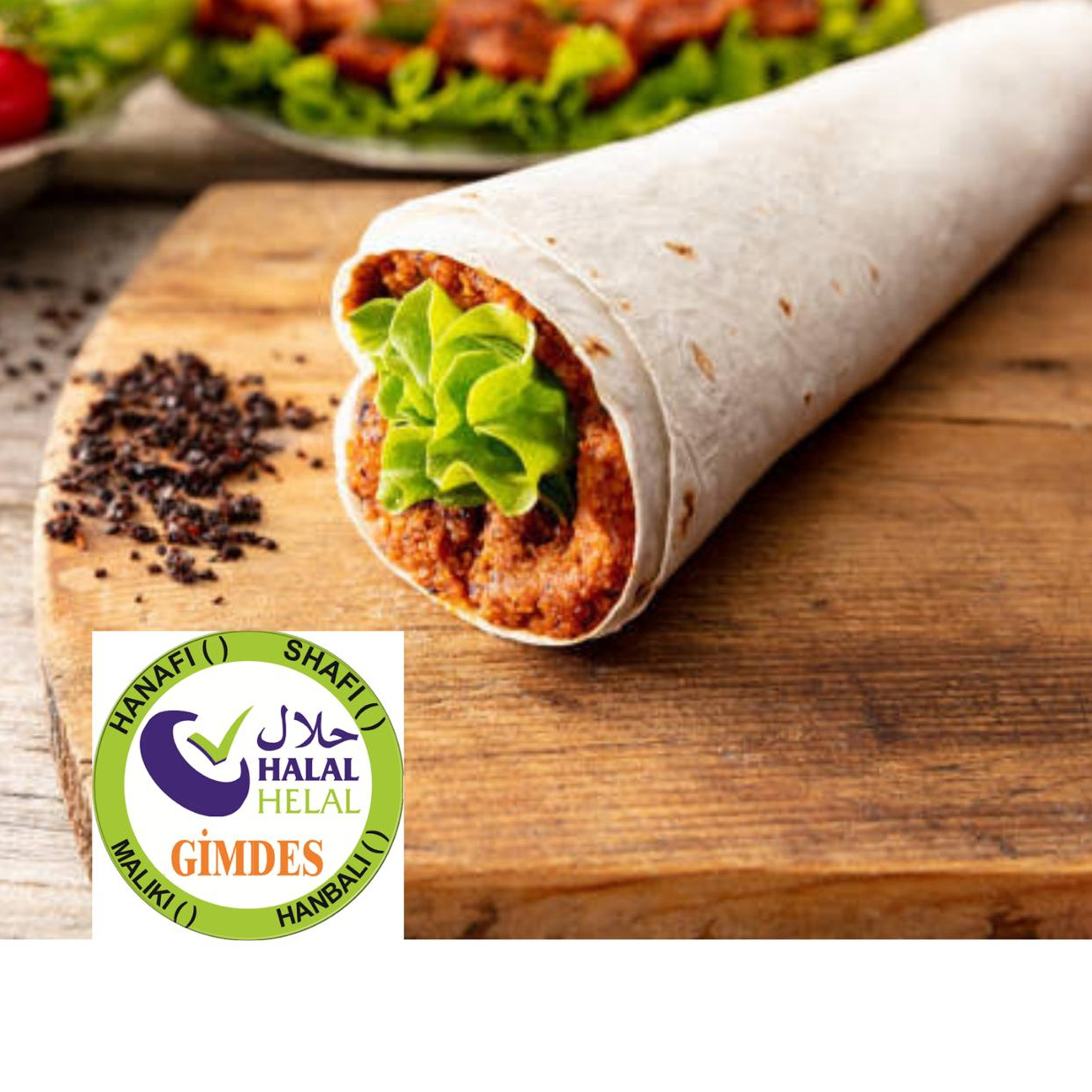 Mini Ultra Çiğ Köfte Dürüm DOĞAL EV TADINDA (100 gr.)