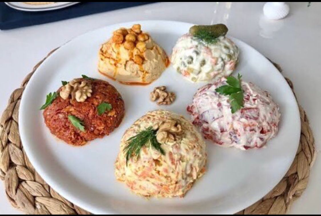 Kaplan Meze 4'ü 1 Yerde Soğuk Meze