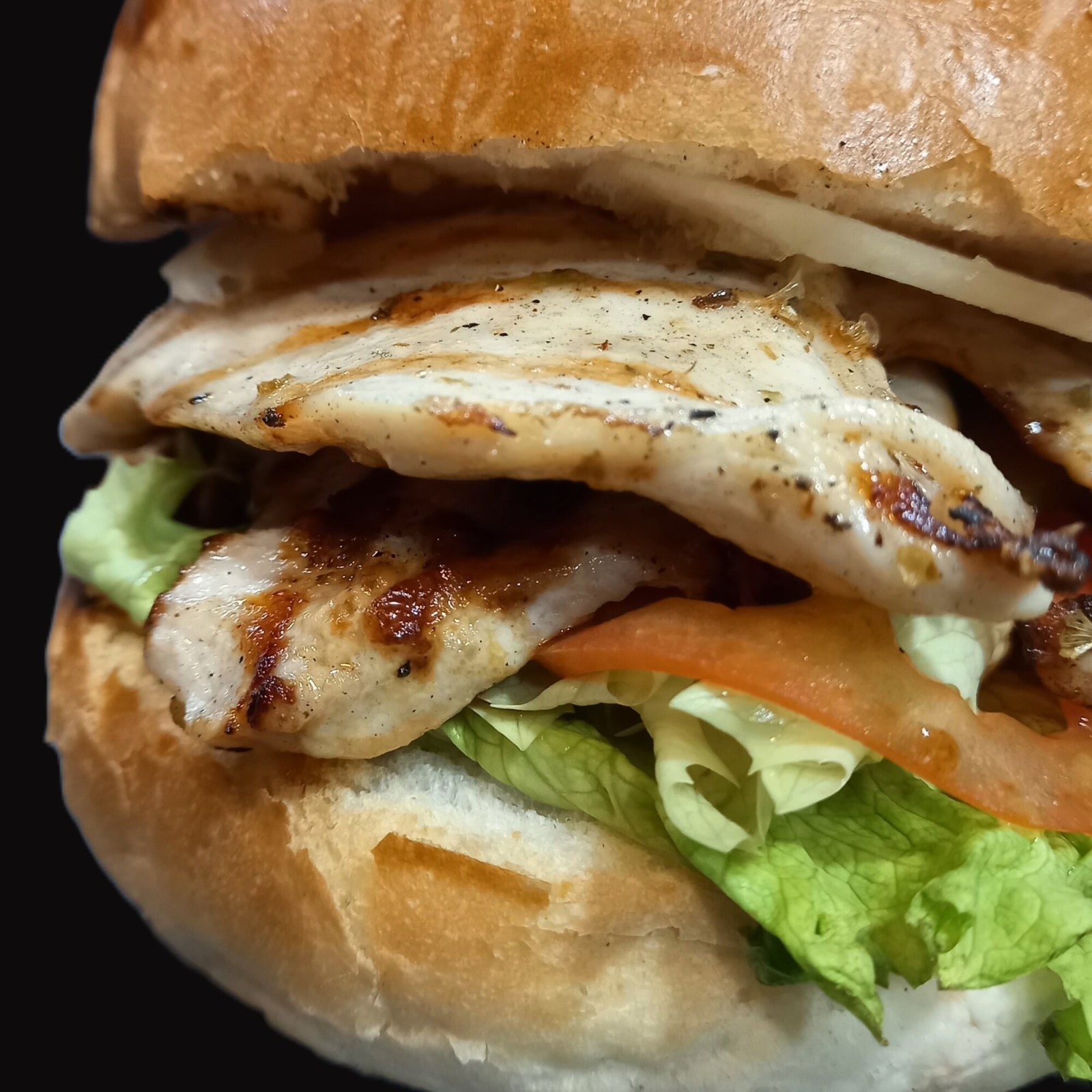 Chicken BBQ Burger Menü