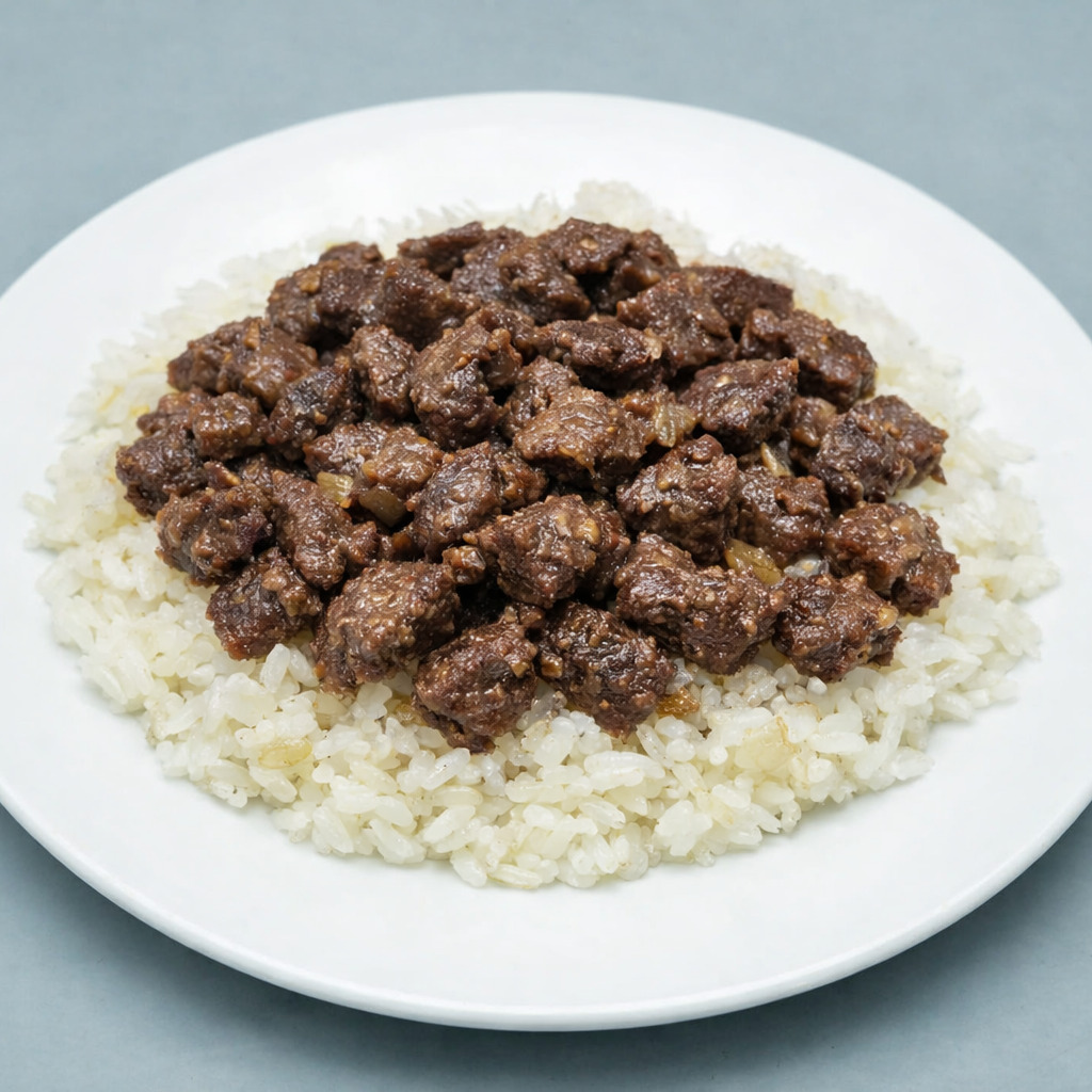 Kasap Usulü Kavurmalı Pilav