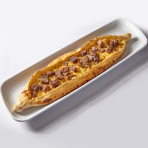Kavurmalı Kaşarlı Pide