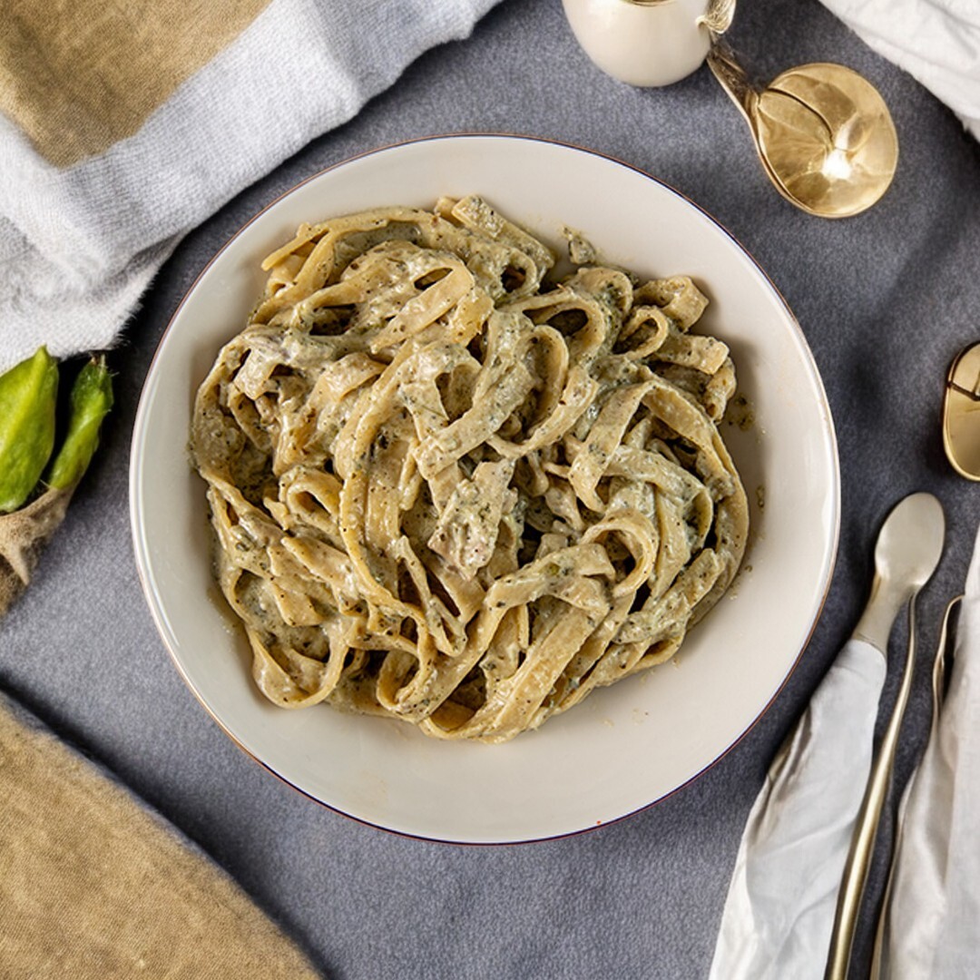 Zümrüt Sos (Tagliatelle Fettucini Pesto)