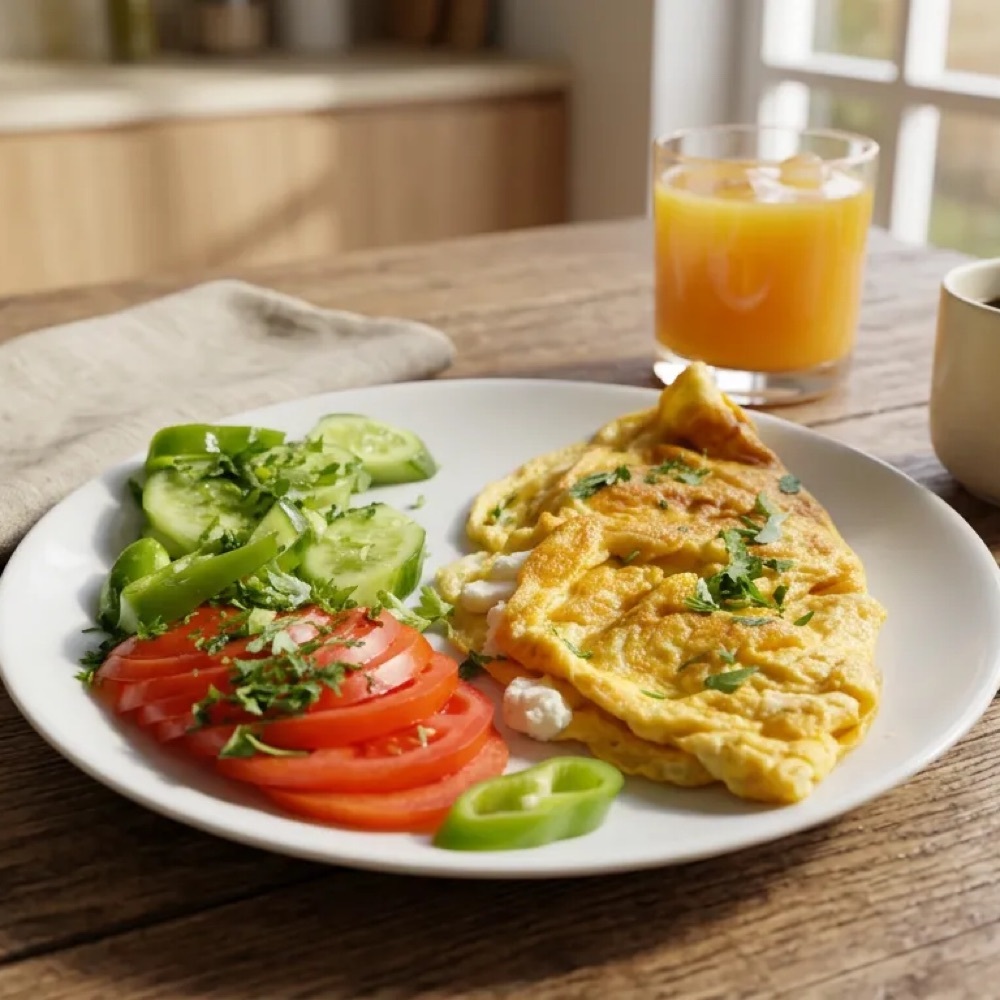 Kaşarlı Omlet