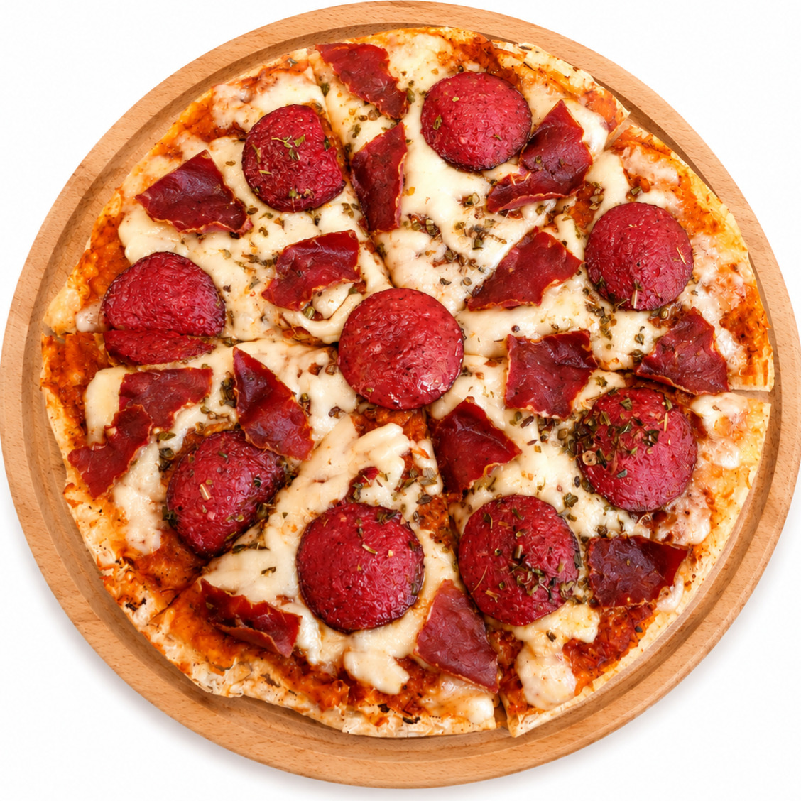 Pastırmalı Sucuklu Pizzabaz
