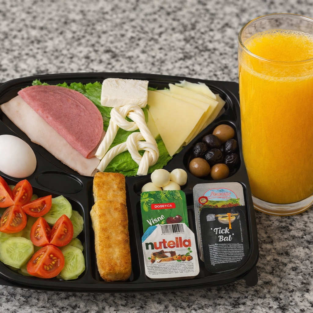 Kahvaltı Tabağı +Taze Portakal Suyu