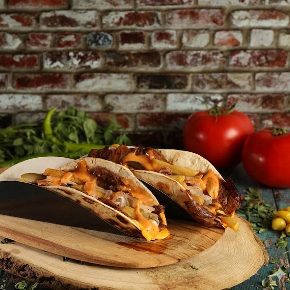 2'li Et Dönerden Taco