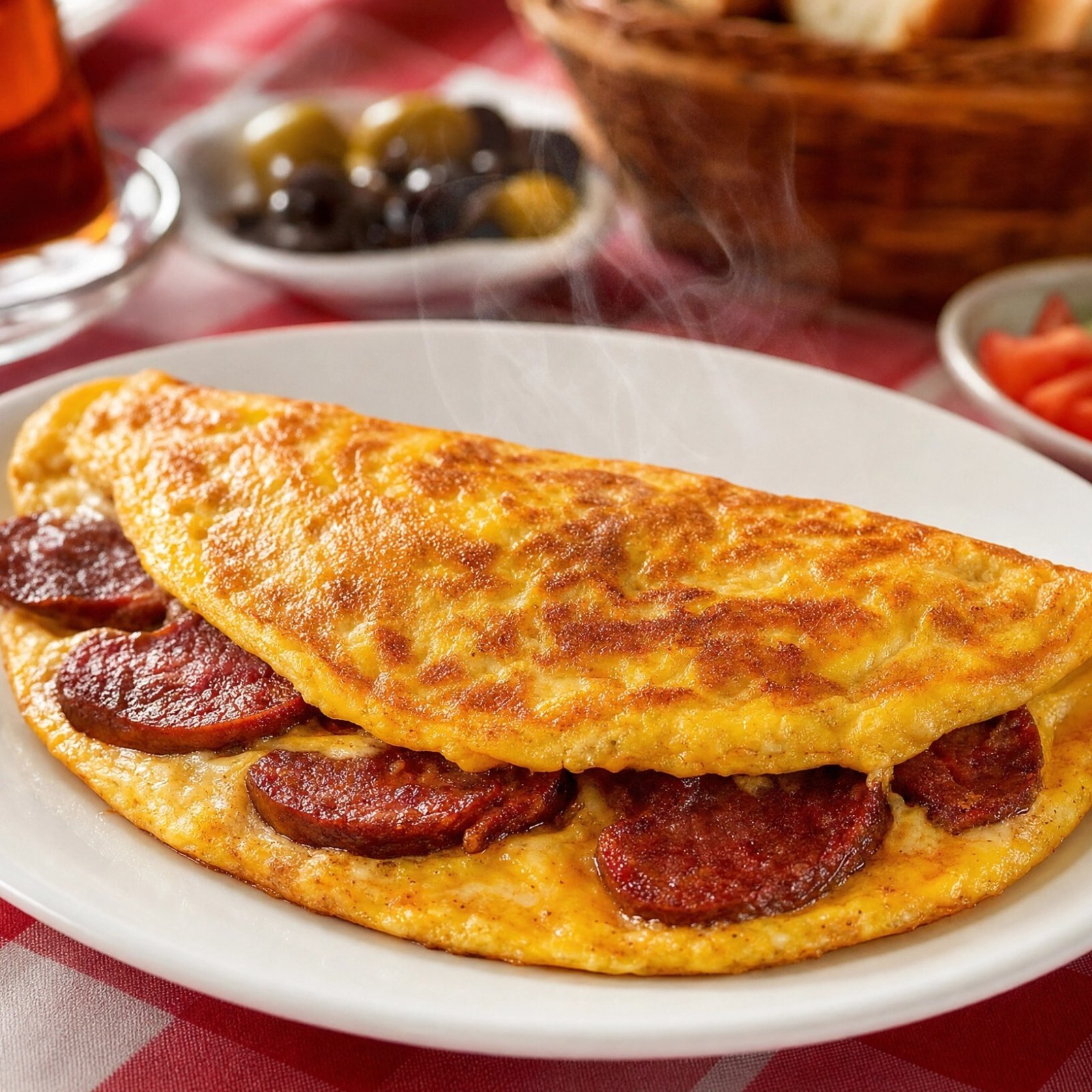 Sucuklu Omlet