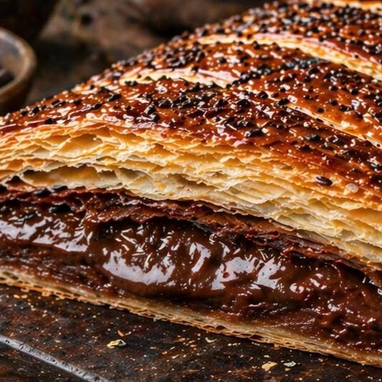 Çikolatalı Milföy (Orta)