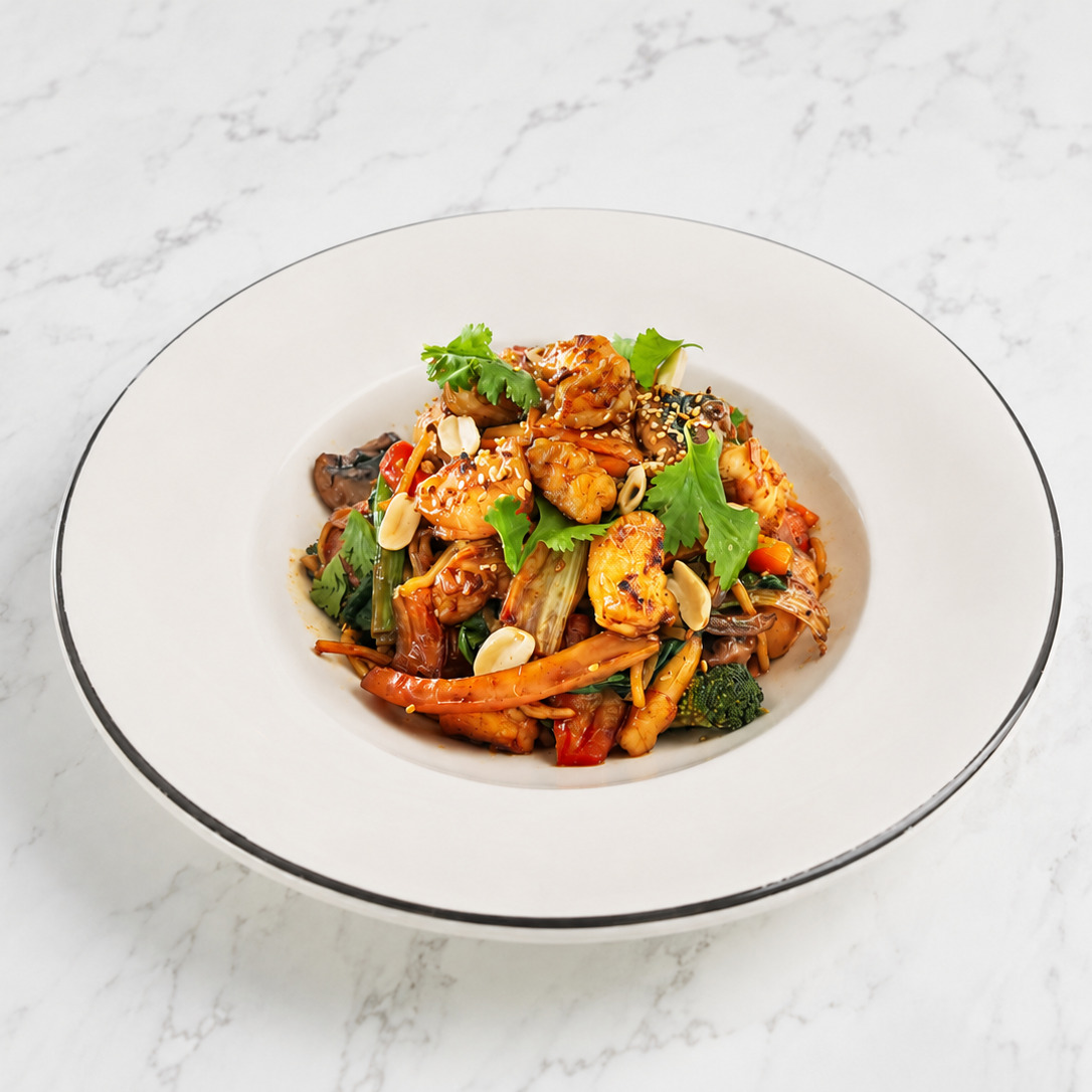 Teriyaki Soslu & Karidesli Noodle