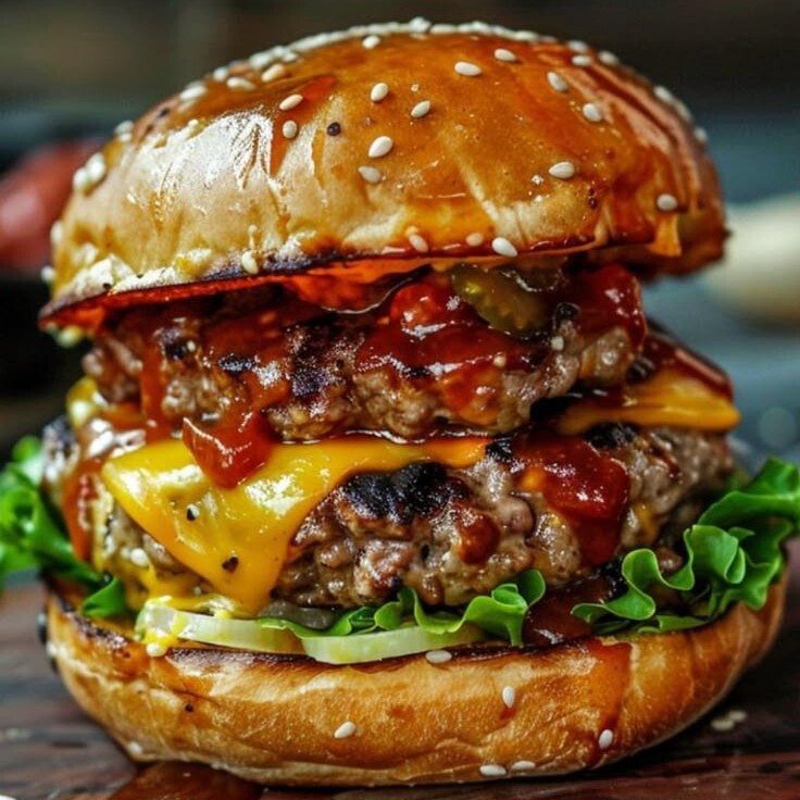 Mars BBQ Burger