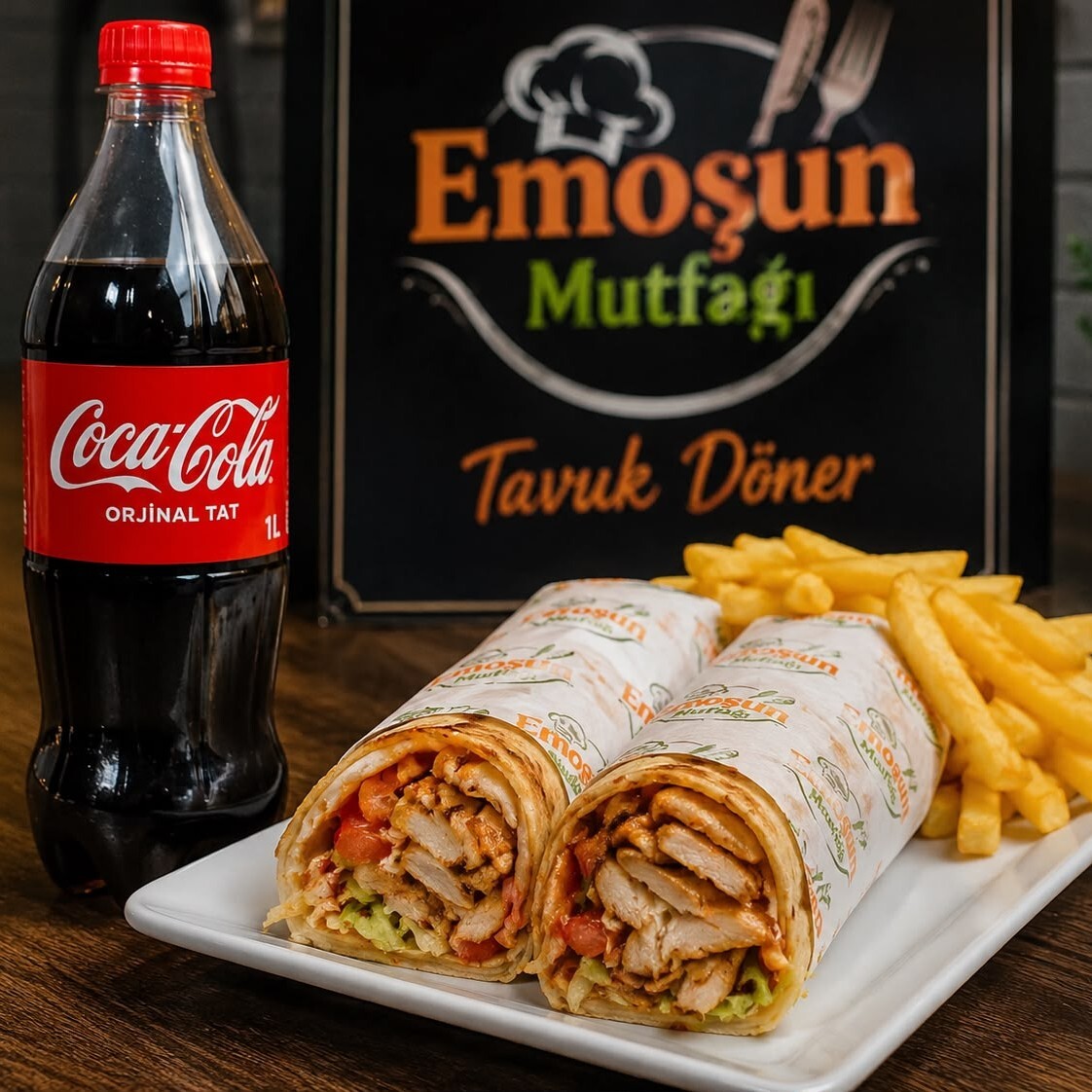 İkili Tavuk Döner Menü