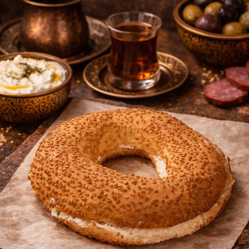 Labneli Sütlü Simit
