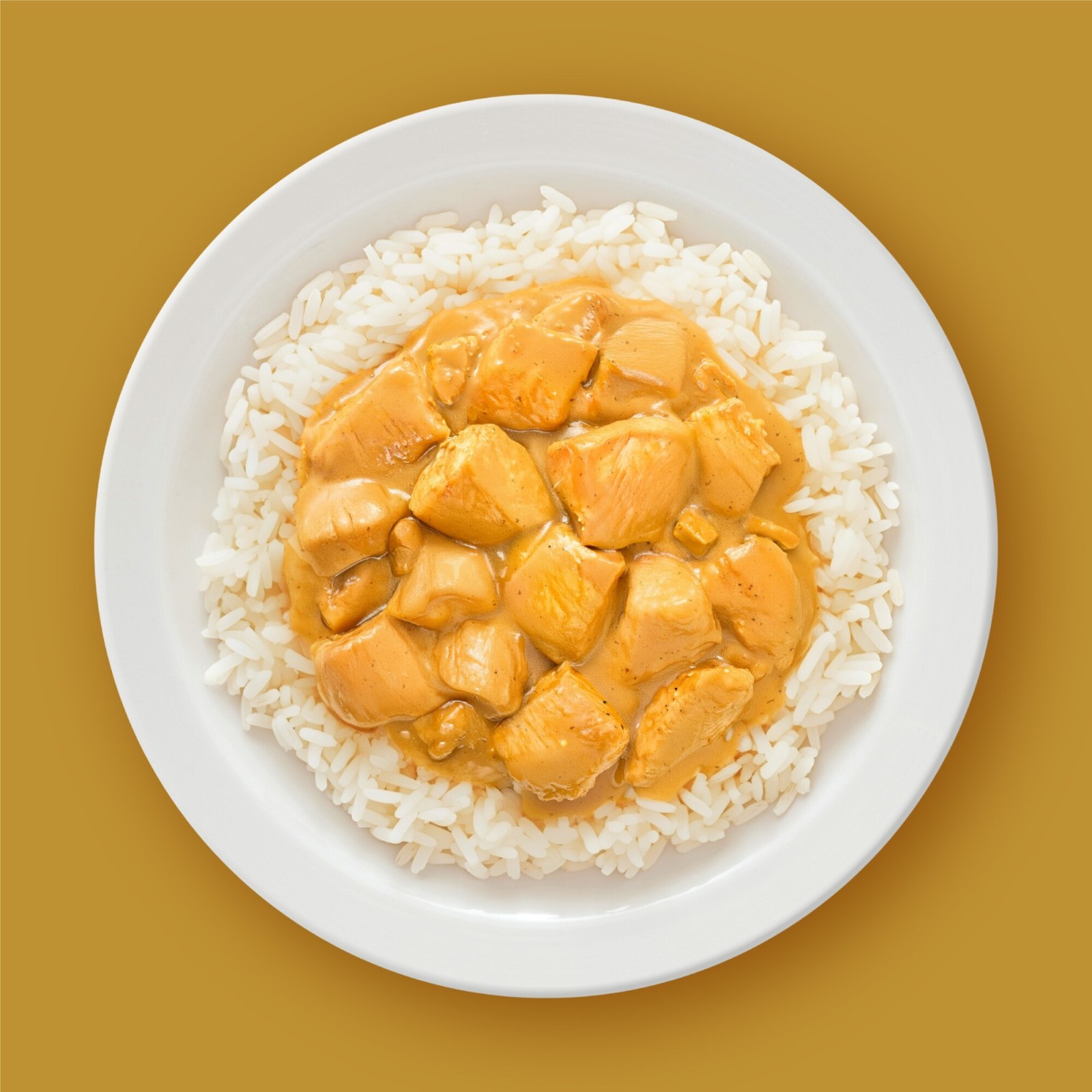 Köri Soslu Tavuk & Pirinç Pilavı