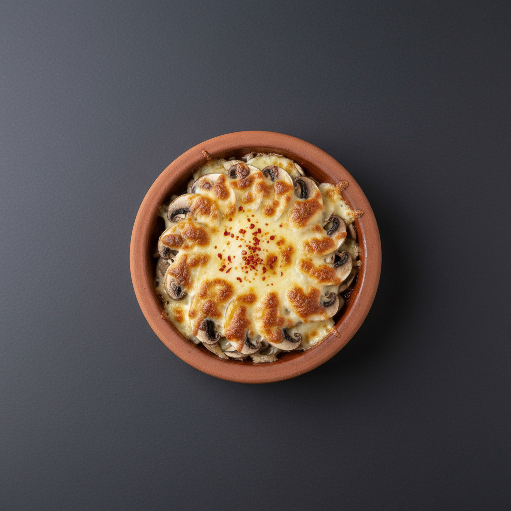Kiremitte Kaşarlı Mantar