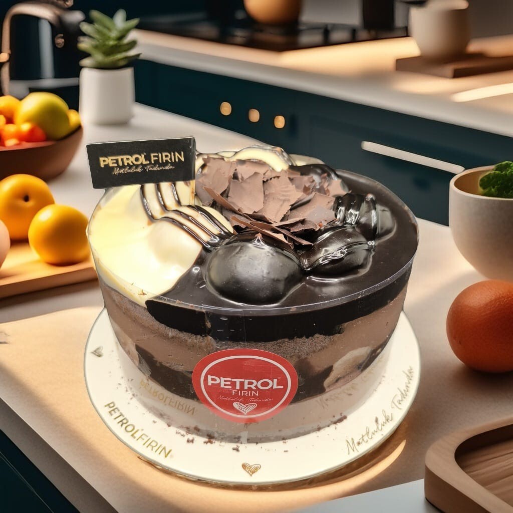 Siyah Profiterol Yaş Pasta (No.1)