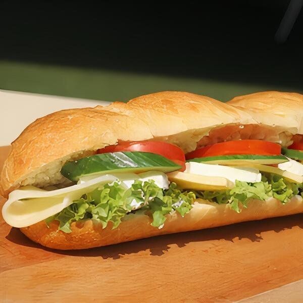 Yarım Somun Ekmek Arası Kaşarlı Sandviç