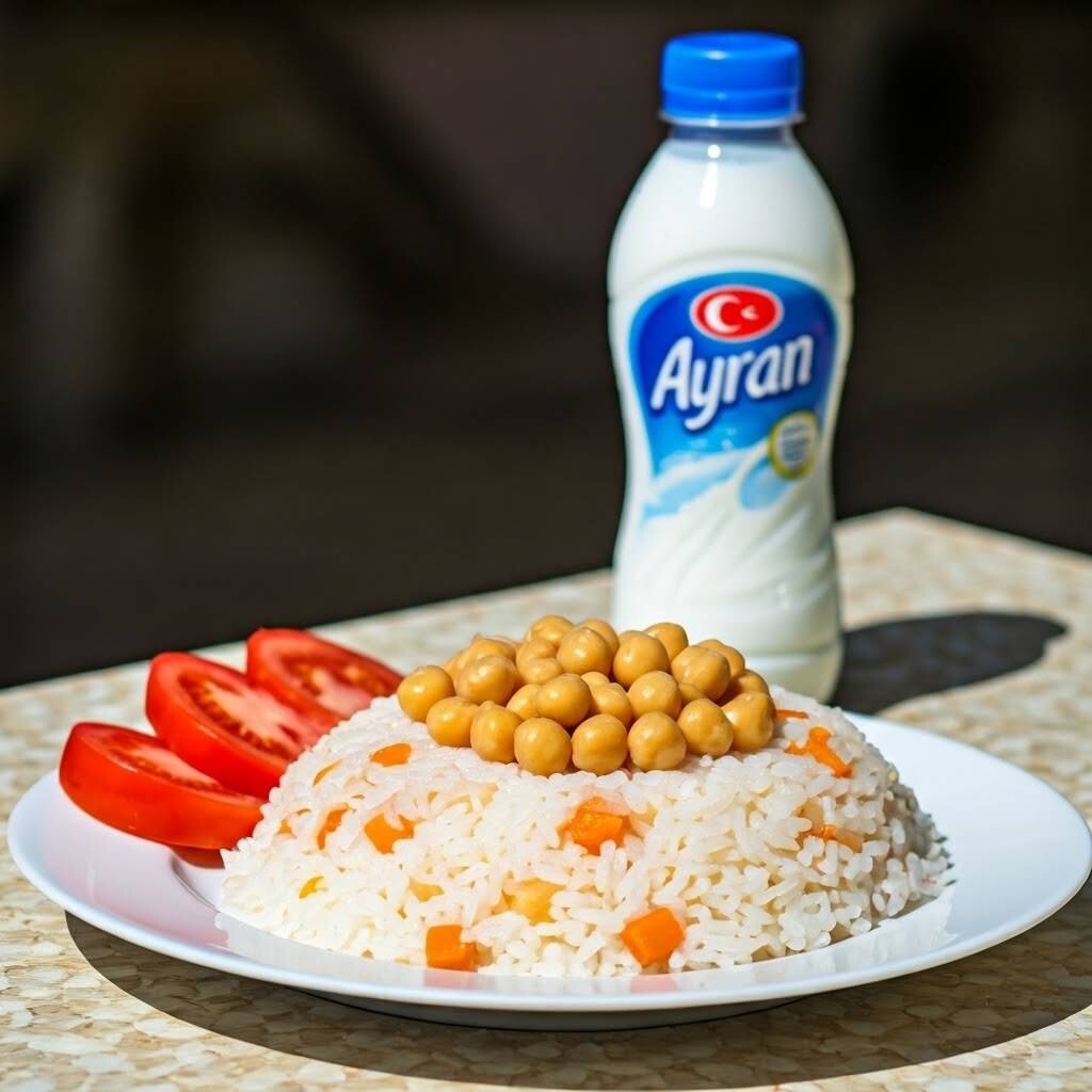 Kuru Fasulyeli Pilav+ Eker Tombul Ayran