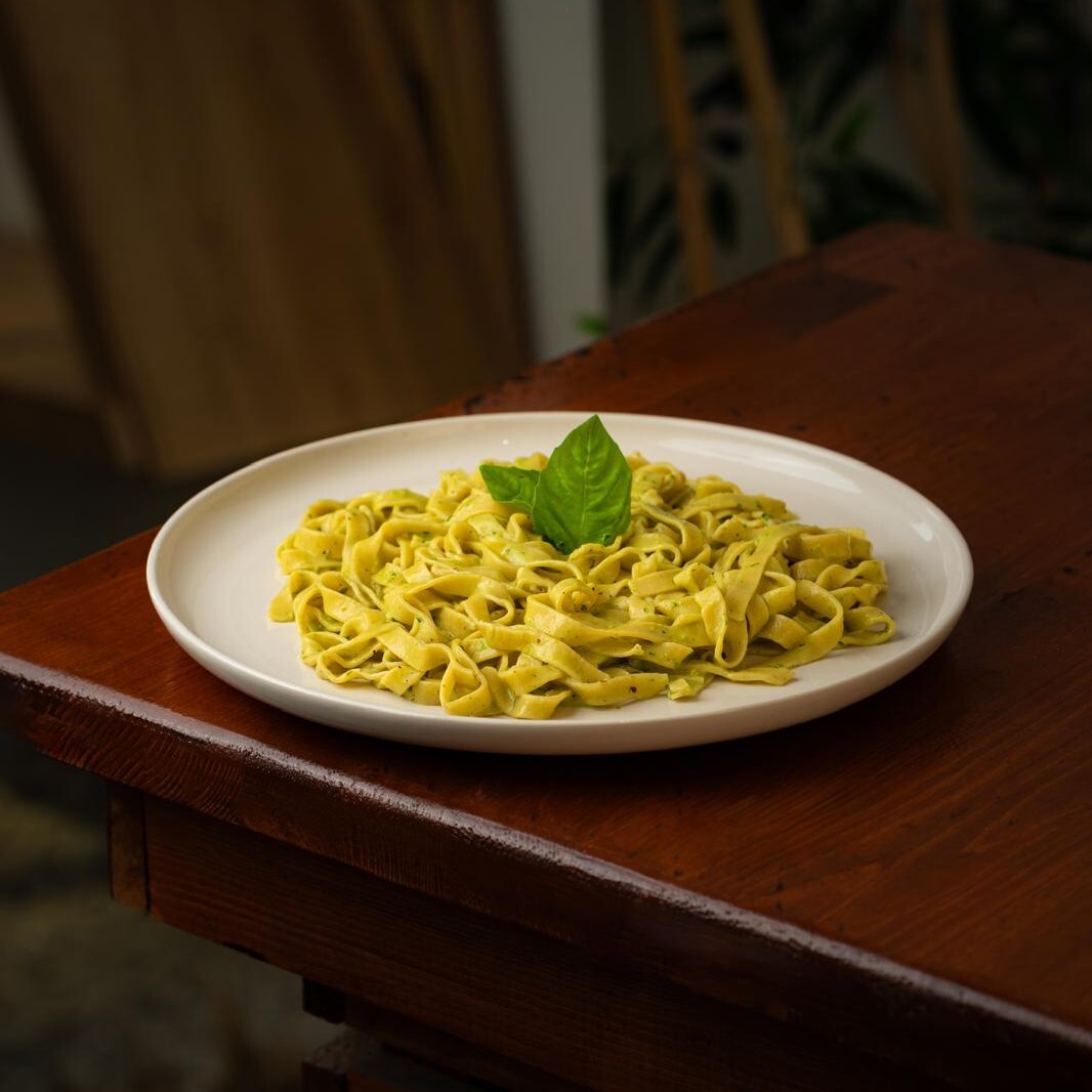 Fesleğenli Fettucine