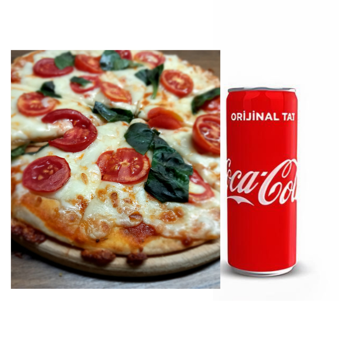Margarita Pizza ( 32 cm ) Coca Cola 330 ml