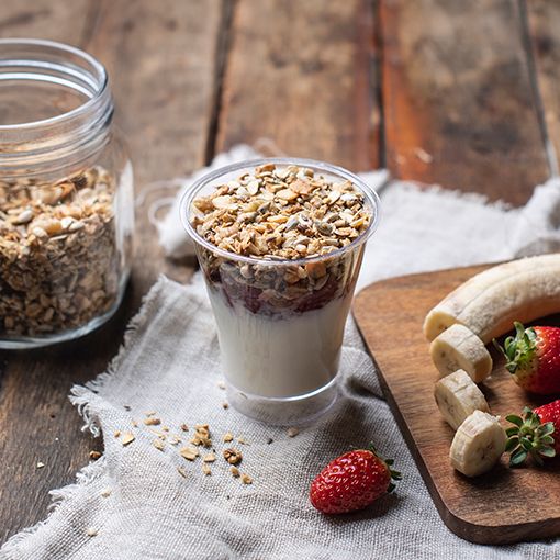 Şeker İlavesiz Meyveli Yoğurtlu Granola