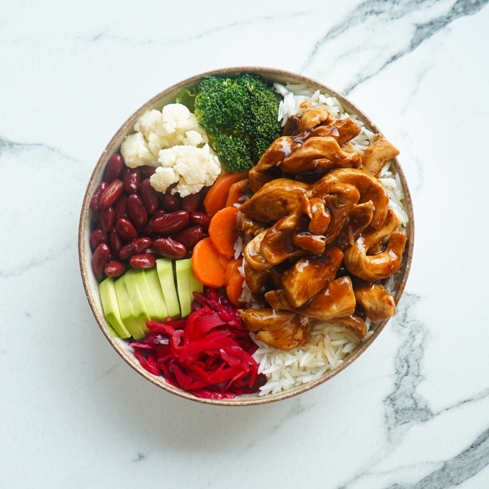 Barbecue Sauce / Barbekü Soslu Tavuk Bowl