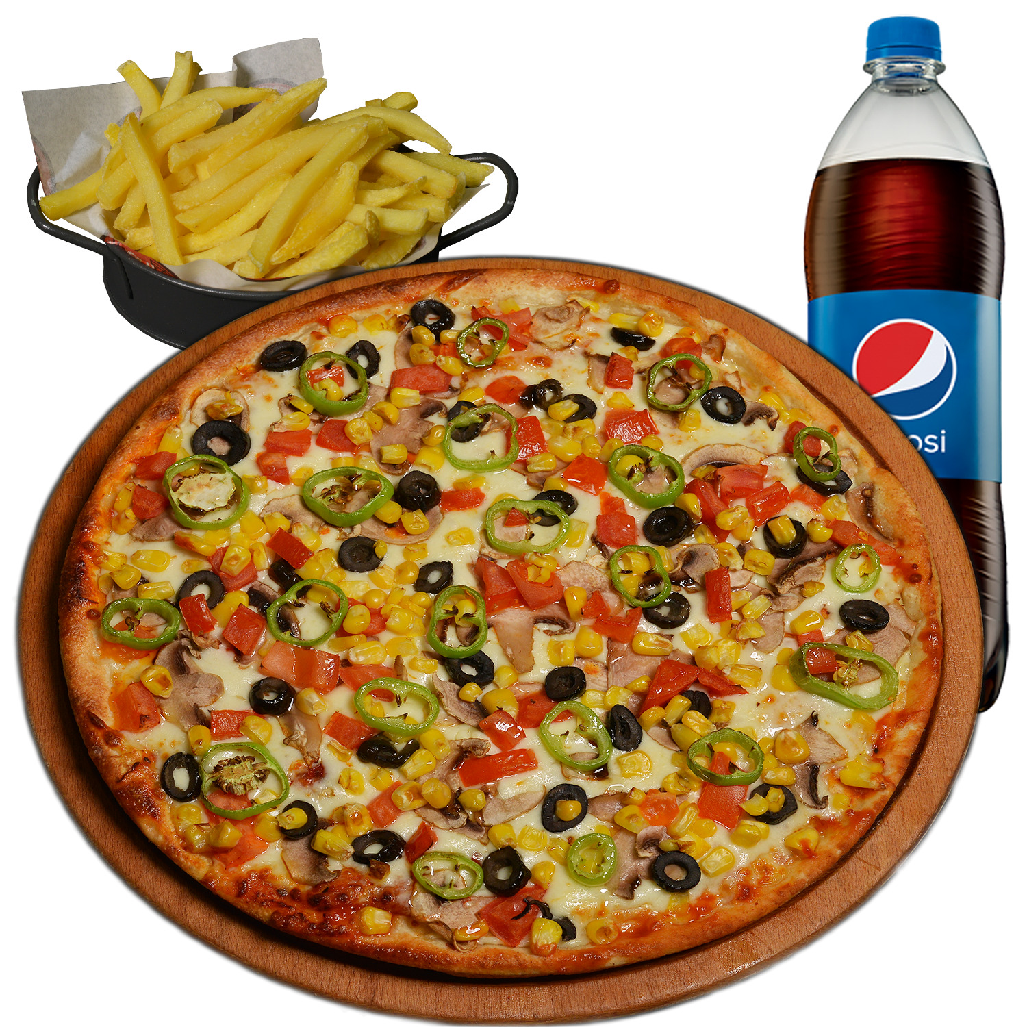Veggie Pizza (Aile Boy) Menü