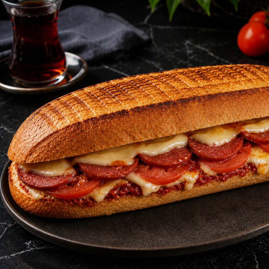 Tam Ekmek Acılı Adana Tost