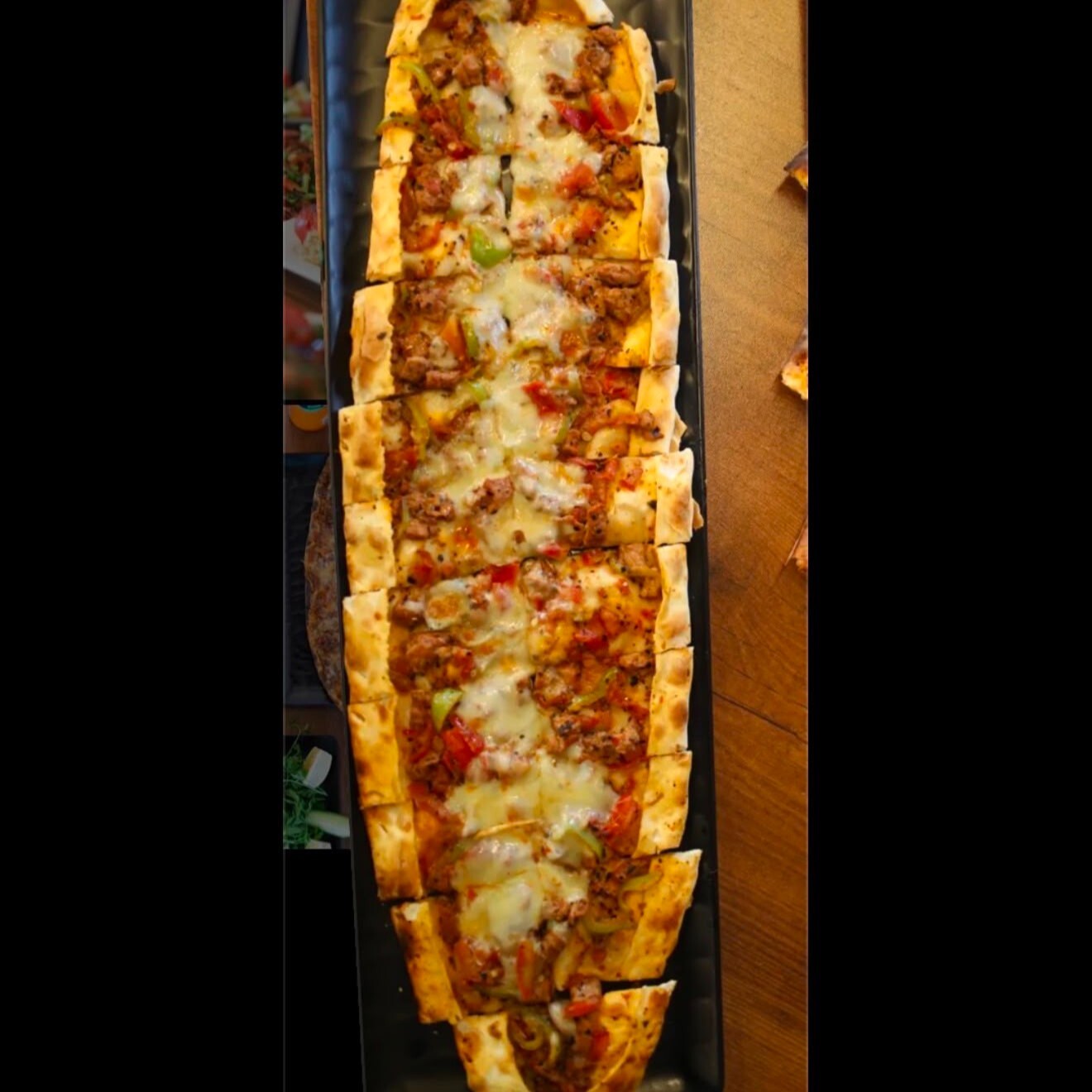 kuşbaşı kaşarlı pide