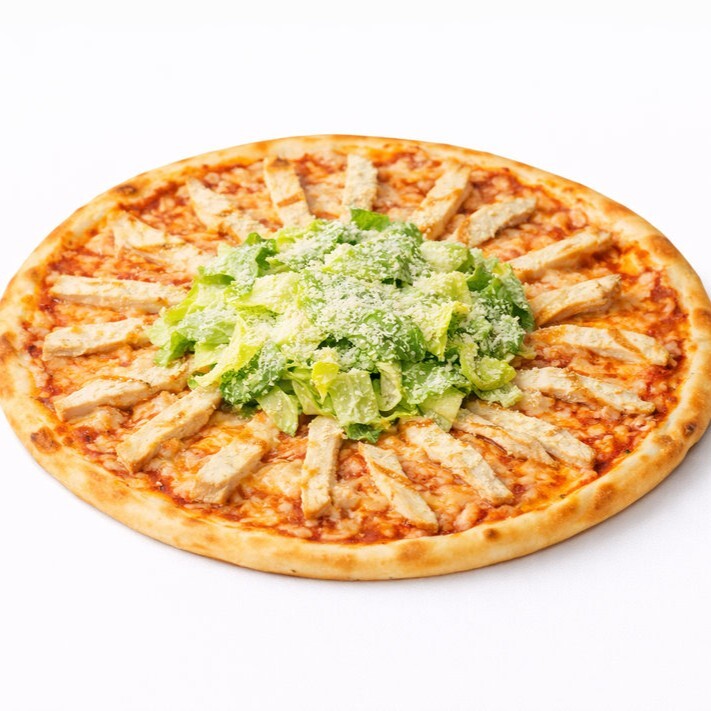 Tavuklu Sezar Pizza (Büyük)
